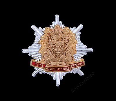Monmouthshire Fire Brigade cap badge